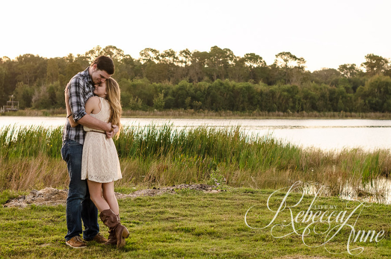 engagement couple, lake, couple, sunrise, embrace, hug